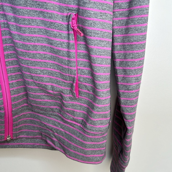Ivivva by lululemon reversible jacket with hood size 14 pink and grey - Picture 2 of 8